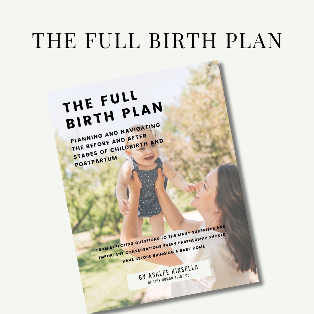 The Full Birth plan. Birth plan and postpartum plan information