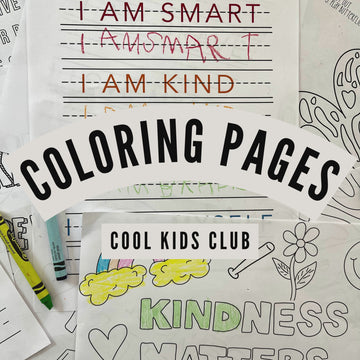 Empowering coloring pages for kids